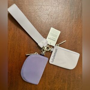 Lululemon Dual Pouch Wristlet Lavender NWT